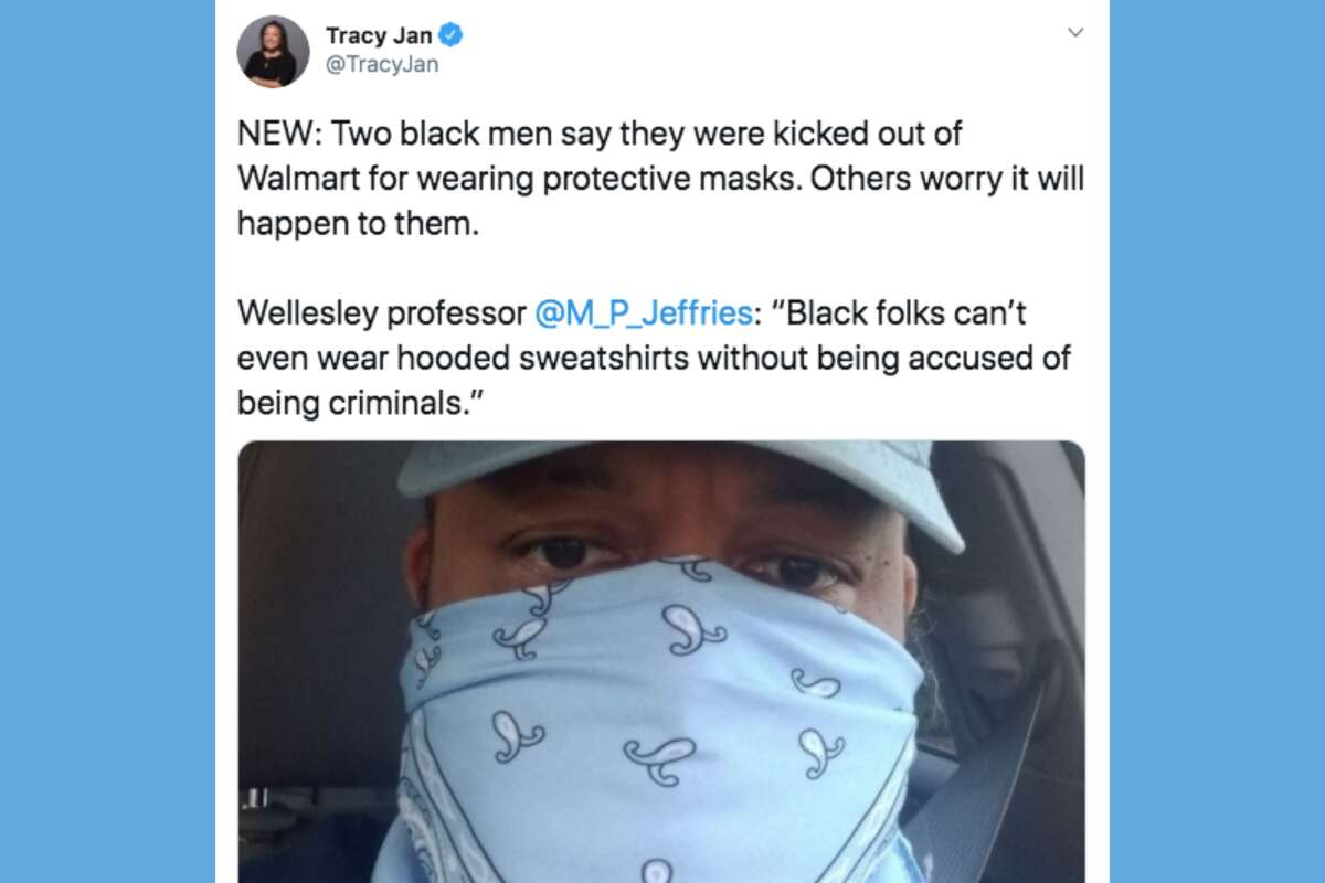 Two black men say they were kicked out of Walmart for wearing masks ...