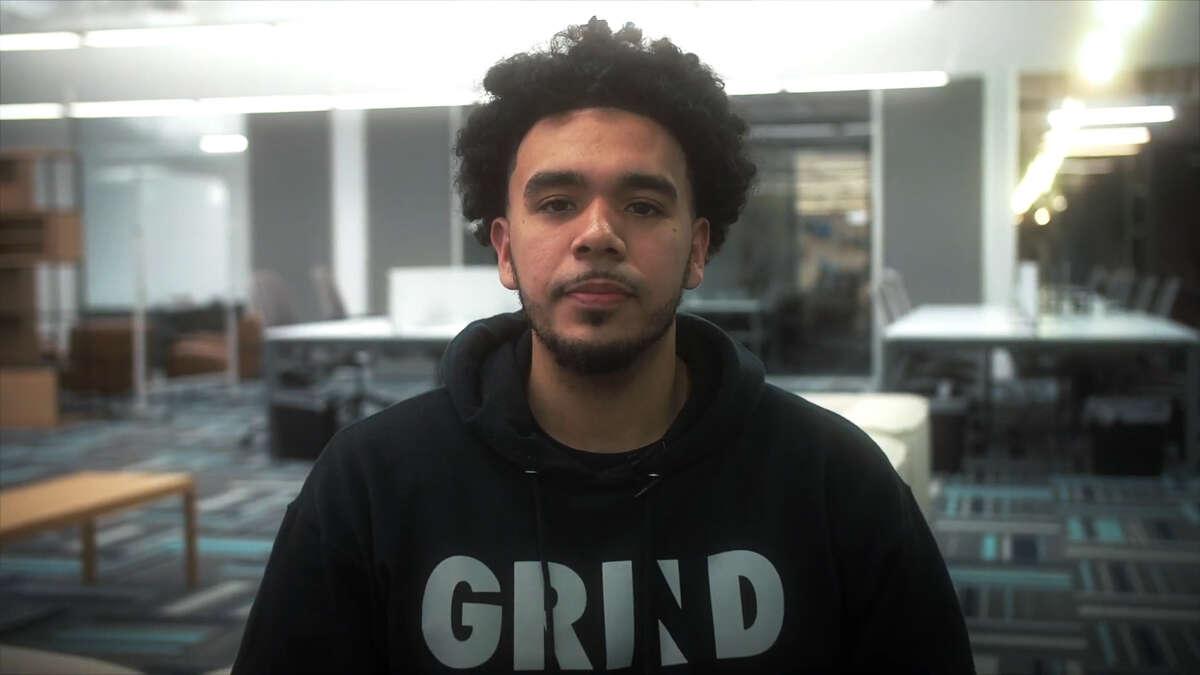 Local entrepreneur Thomas Fields created a revolutionary basketball shooting machine with his company GRIND.