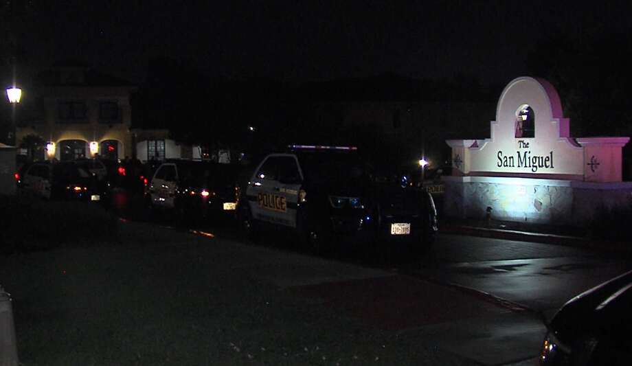 A man was shot and killed after pulling a gun on a San Antonio police officer responding to a burglary call on the North Side Sunday morning, April 12, 2020. Photo: 21 Pro Video
