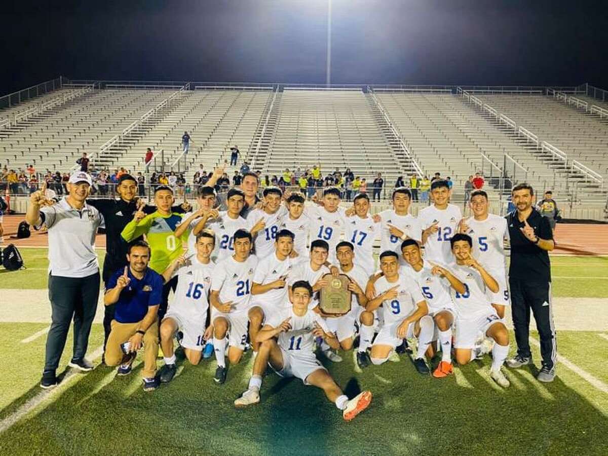 The LBJ soccer team clinched the District 29-6A title with a 2-1 win over United two days before UIL suspended activities.