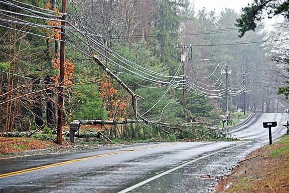 Thousands still without power after strong wind gusts