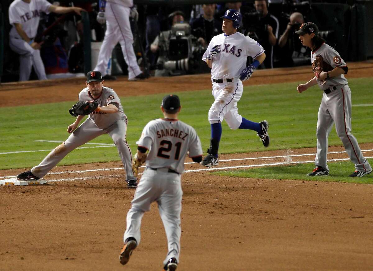 Don't think I've seen this guy yet. Thanks for putting the Rangers down in  2010 Edgar Renteria! : r/SFGiants