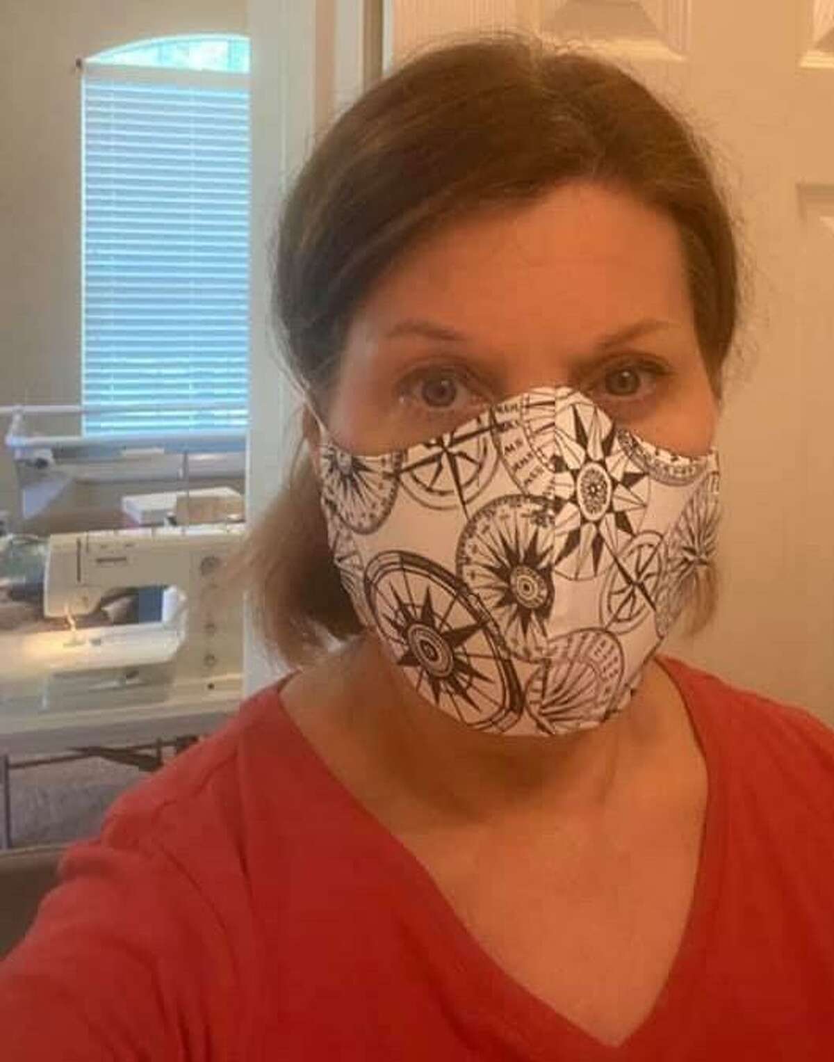 Gena Reyna, who lives in Conroe's Graystone Hills, has used her sewing talents to make masks for the seniors and those vulnerable in her community.
