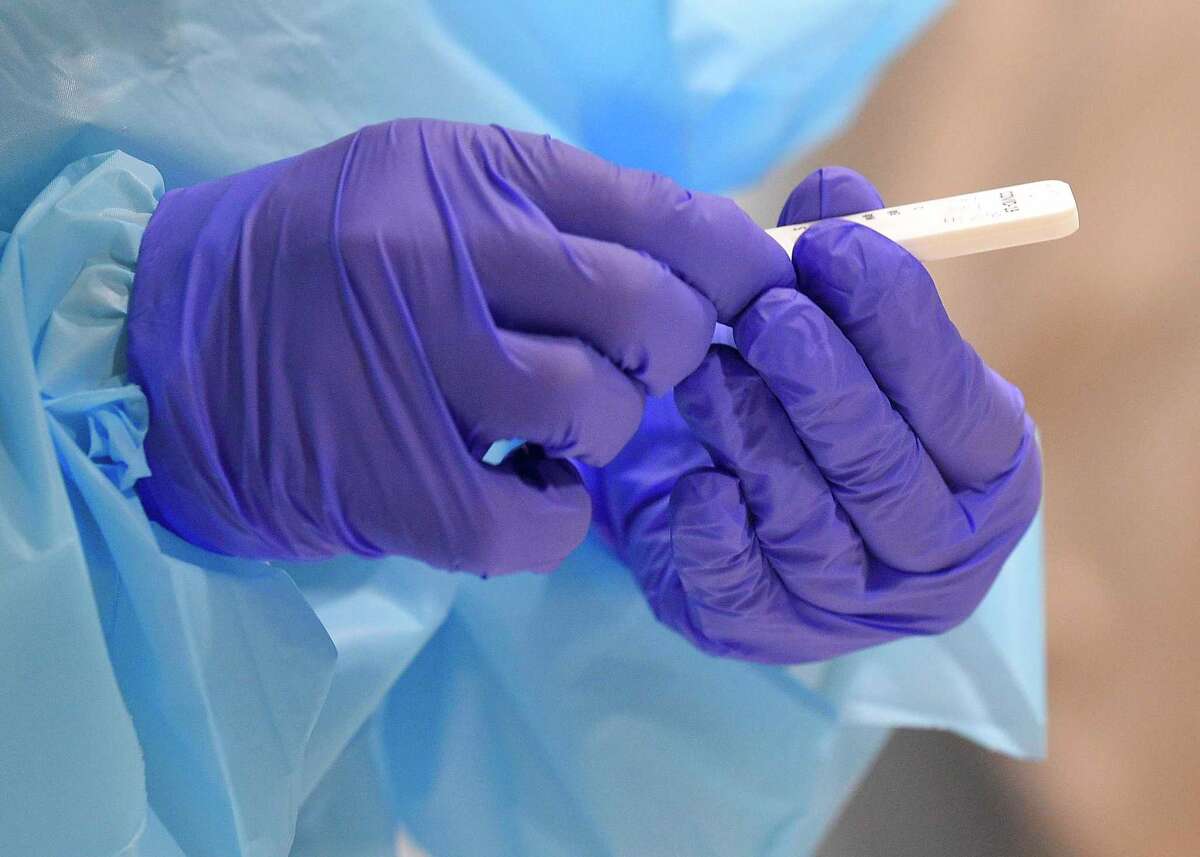 Stamford first responders are being administered fingerstick