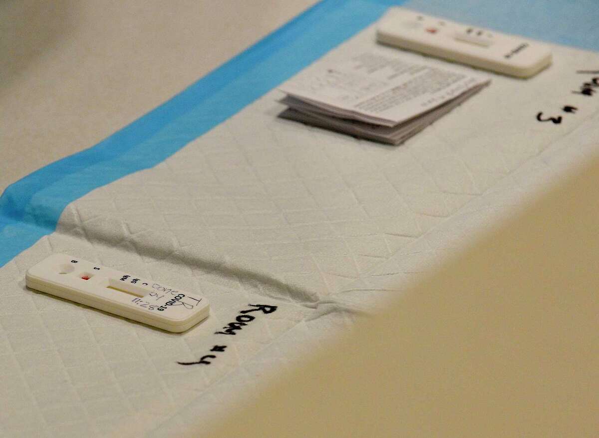 Stamford first responders are being administered fingerstick