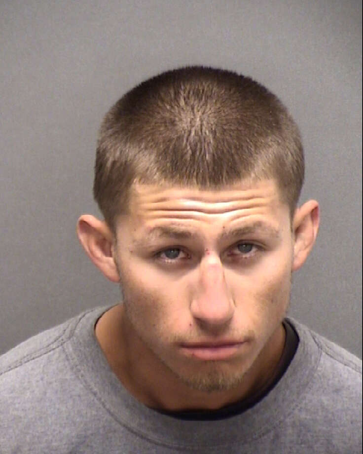 Matthew Vasquez, 25, was charged with making terroristic threats after he threatened to chop a woman "into little pieces," according to an arrest affidavit. Photo: Bexar County Sheriff's Office