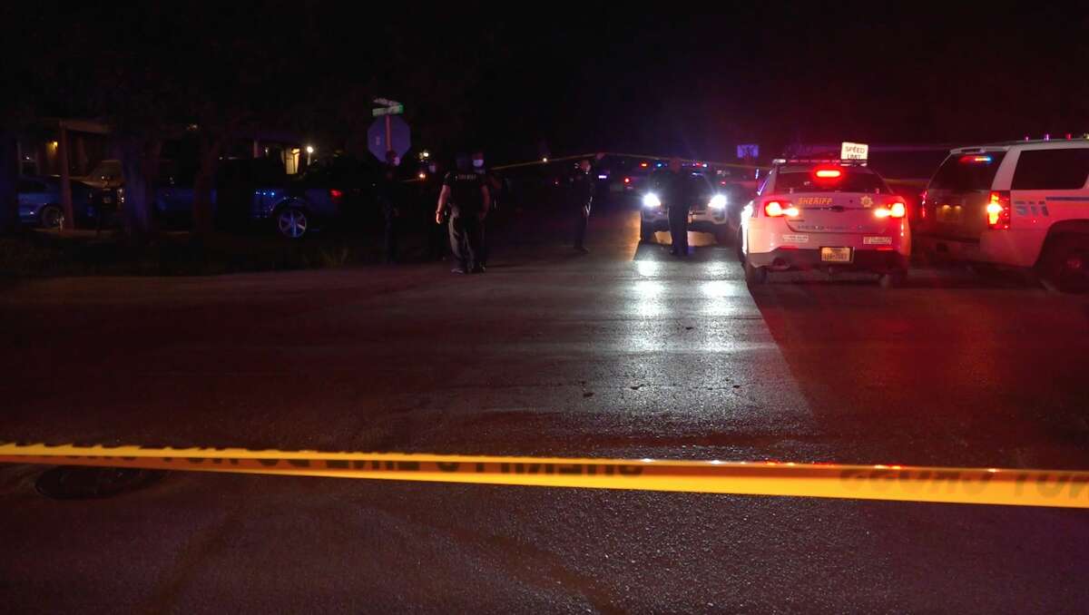 Deputies investigate an officer-involved shooting in the 500 block of Beaver Bend Road on Thursday, April 16, 2020.