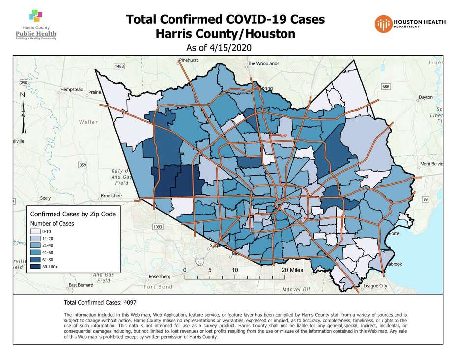 harris county zip code map covid 19 Zip Code Data Helps Harris County Residents Determine Coronavirus harris county zip code map covid 19