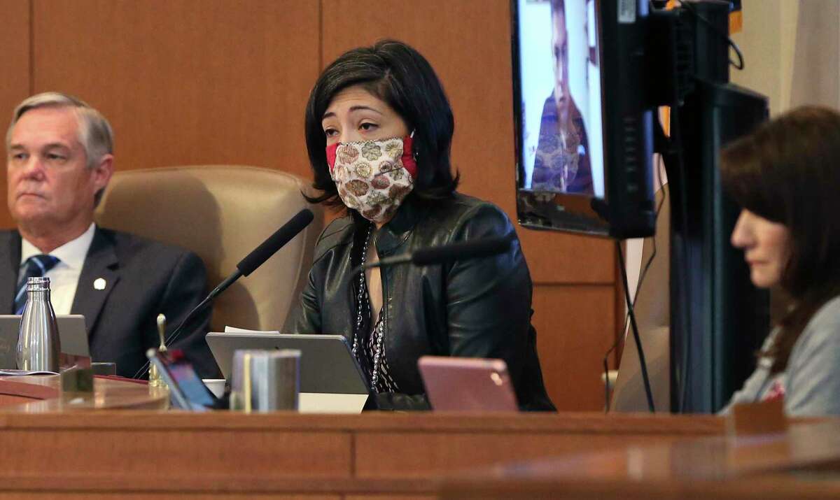 Councilwoman Ana Sandoval sports a mask in April amid COVID-19 concerns. Council recently approved a resolution calling on residents to alert authorities if they hear “racist” phrases associated with the pandemic. It’s difficult to imagine a resolution more harmful to free speech.