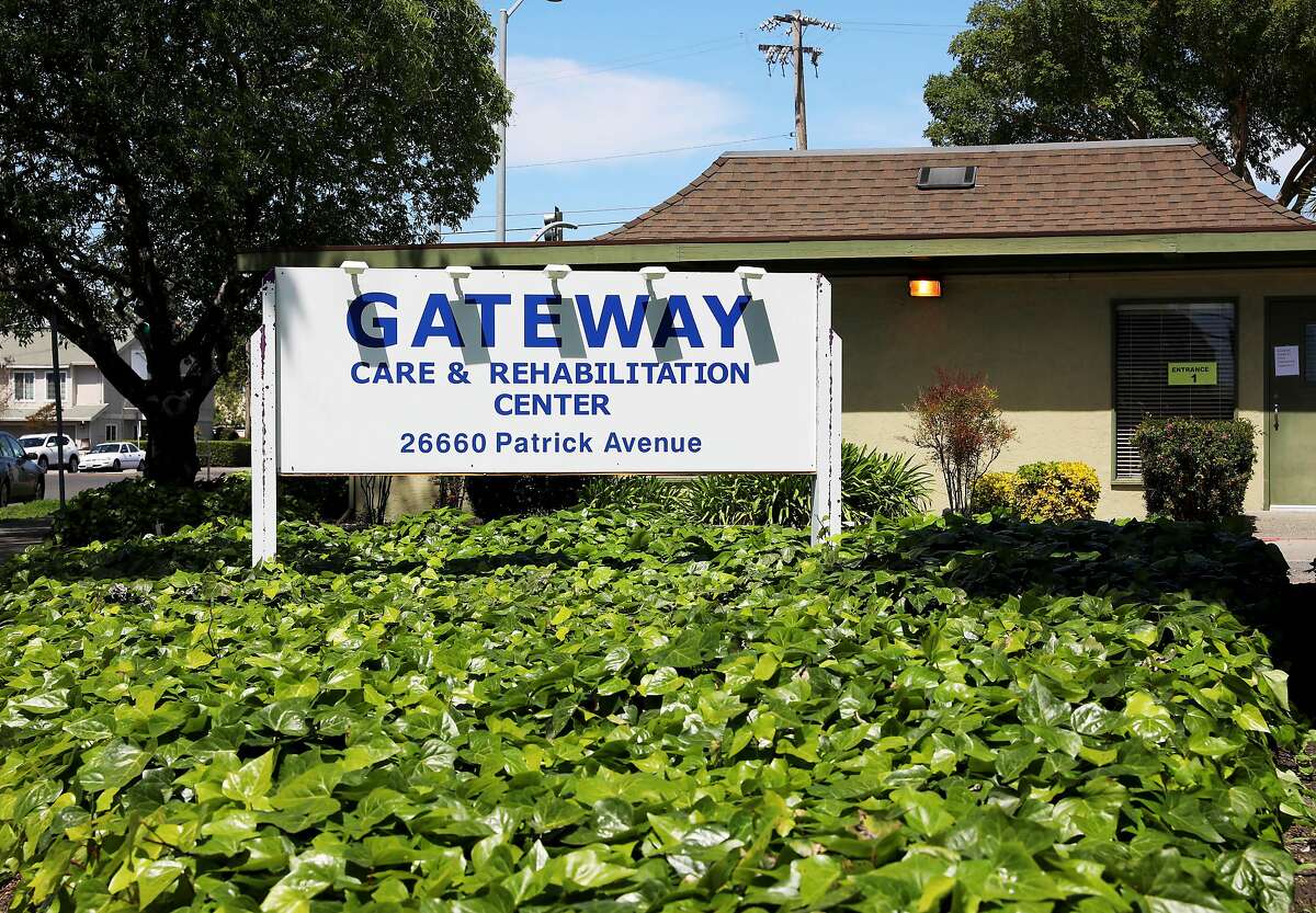 Gateway Care and Rehabilitation Center is located at 26660 Patrick Ave. on Wednesday, April 15, 2020, in Hayward, Calif. The facility currently has eleven COVID-19 related deaths with dozens of staff members and patients infected with the novel coronavirus.