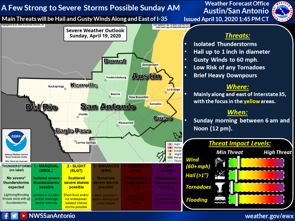 Cold front bringing chance of strong to severe thunderstorms early ...