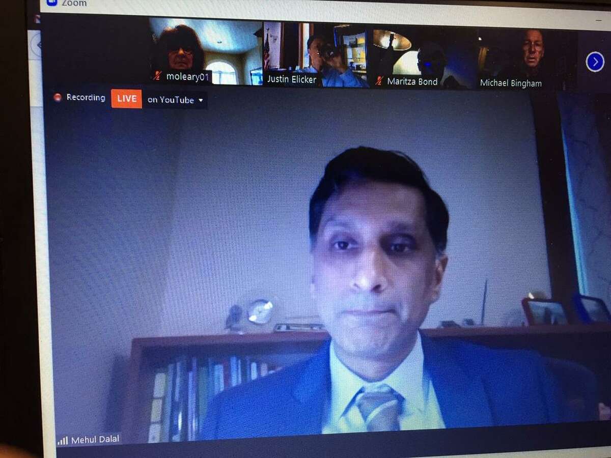 Dr., Mehul Dalal was part of a virtual press conference.