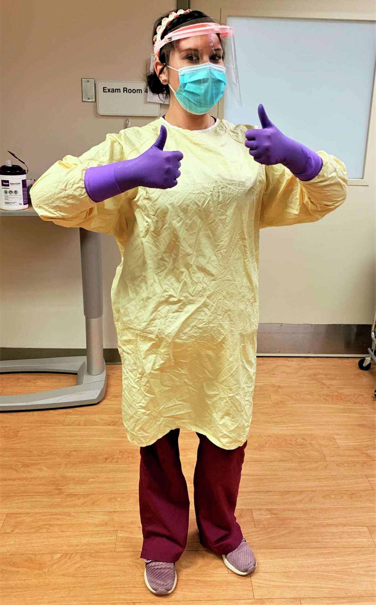 Reed City resident Alicia Zeigler is a part-time nurse technician and college student studying to become a nurse. During this global pandemic, Zeigler said she feels fortunate to be able to help at this time. (Courtesy photo)