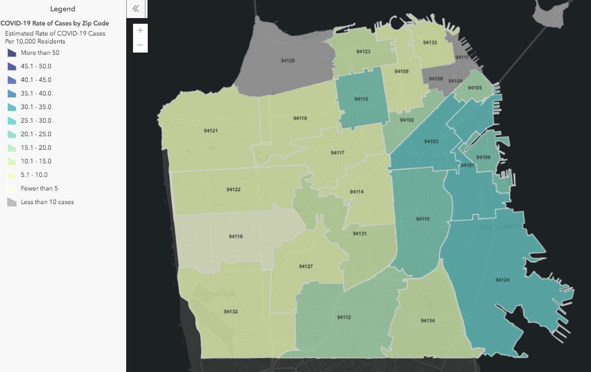 Sf S Covid 19 Case Data By Zip Code Reveals Hardest Hit Neighborhoods