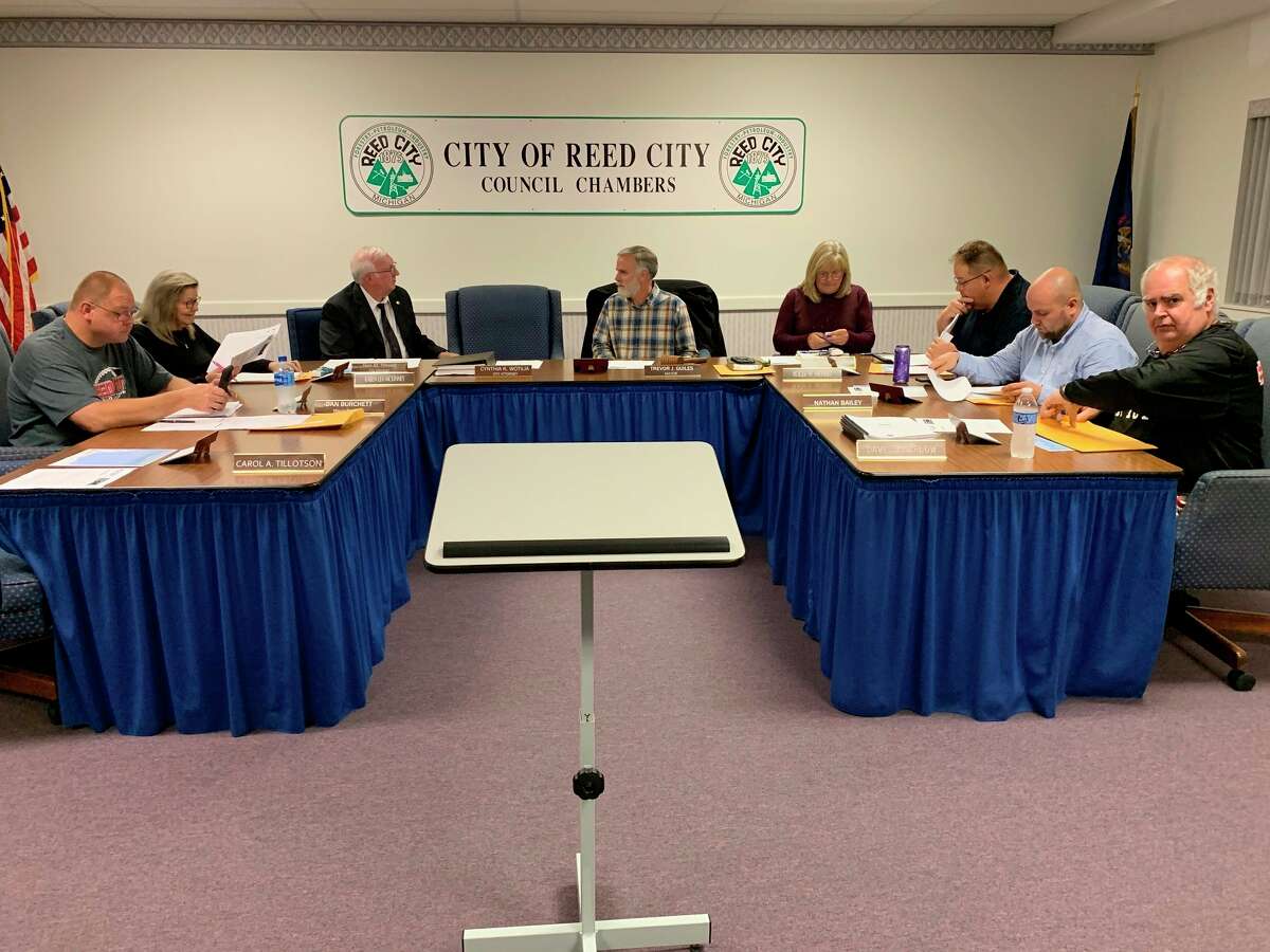 The Reed City city council met virtually April 22, where they made the decision to extend the closure of City Hall and city parks, and the suspension of rentals at the Depot. (Herald Review file photo)
