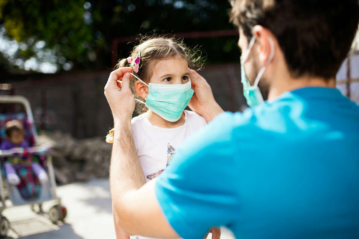 Kids ages 2 to 6 wearing a mask can be tricky and parents need to use their best judgement.