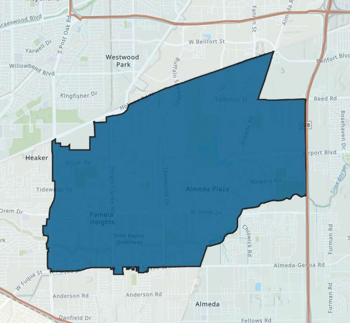Zip Code Map Of Harris County - Map