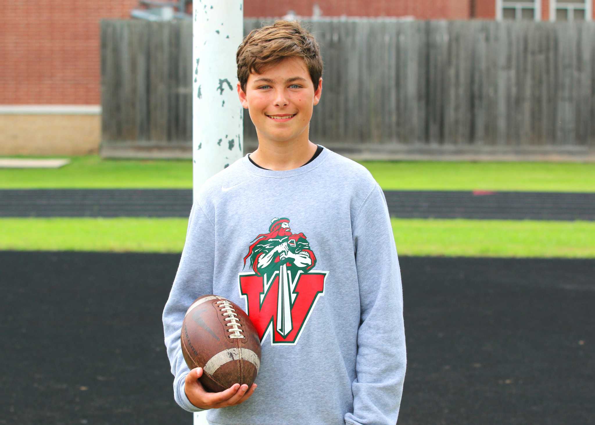 football-the-woodlands-freshman-creates-kicking-22-challenge