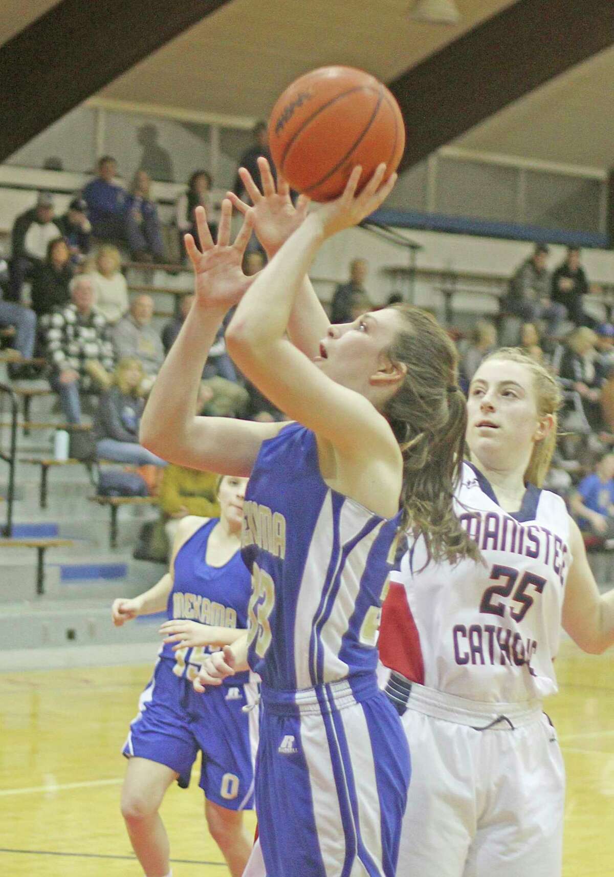Onekama's Colleen McCarthy was an honorable mention on this year's BCAM's best list for Division 4. (News Advocate file photo)