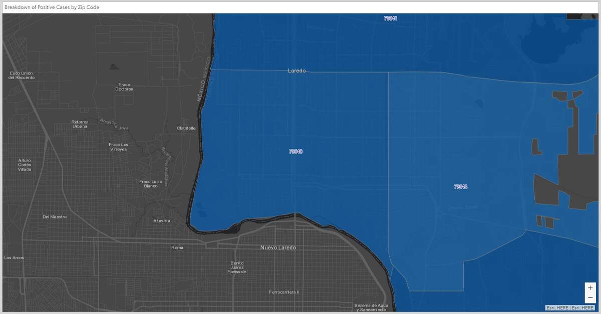 These Laredo ZIP codes have the most confirmed cases of COVID19 so far
