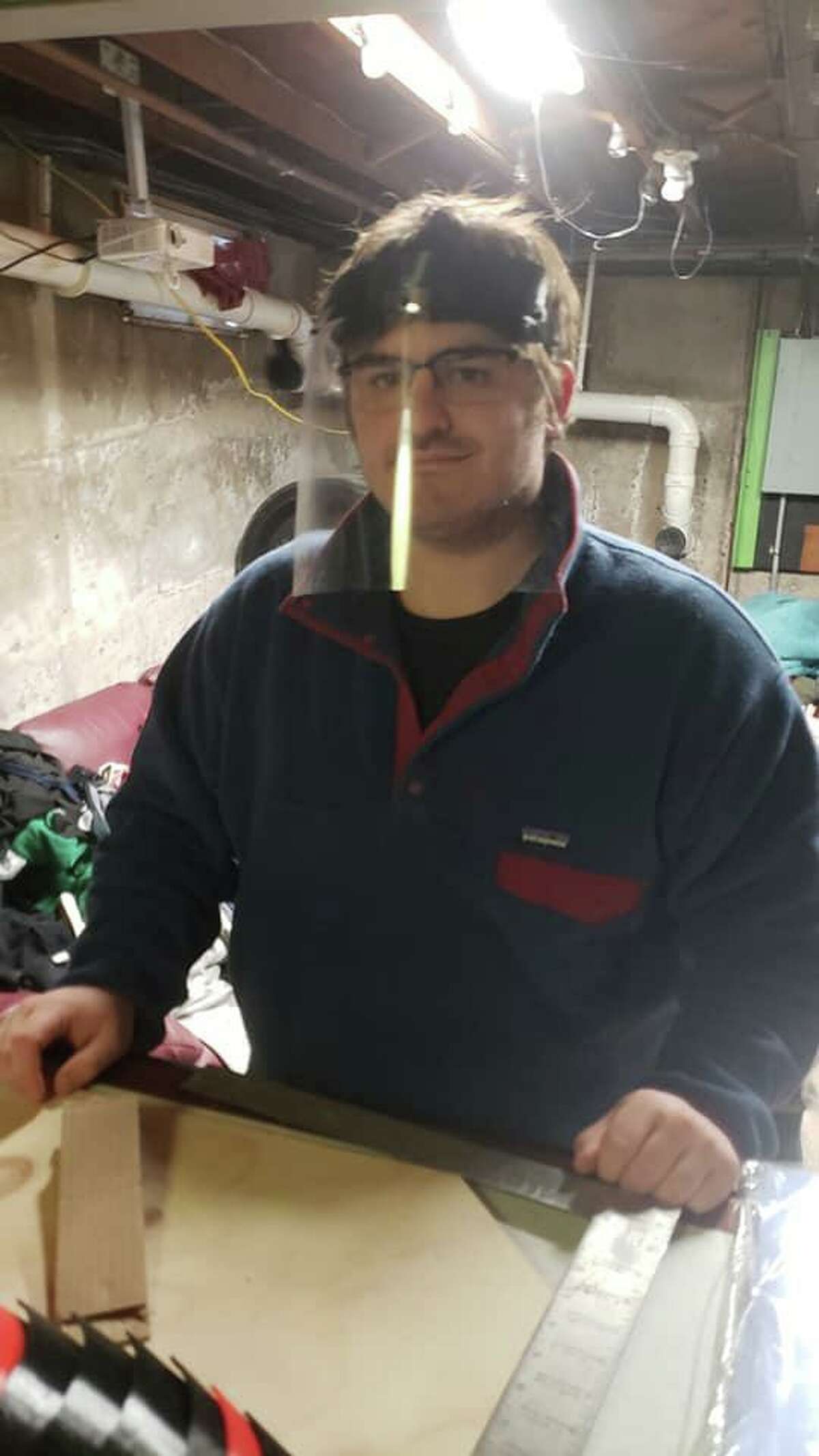 David Logan, a civil engineer living in Planstville, has been 3D printing Face Shield Visors and sending them to Middlesex Health as well his cousin and her nine EMT partners working in New York City, in his desire to help front line employees deal with COVID-19 patients.