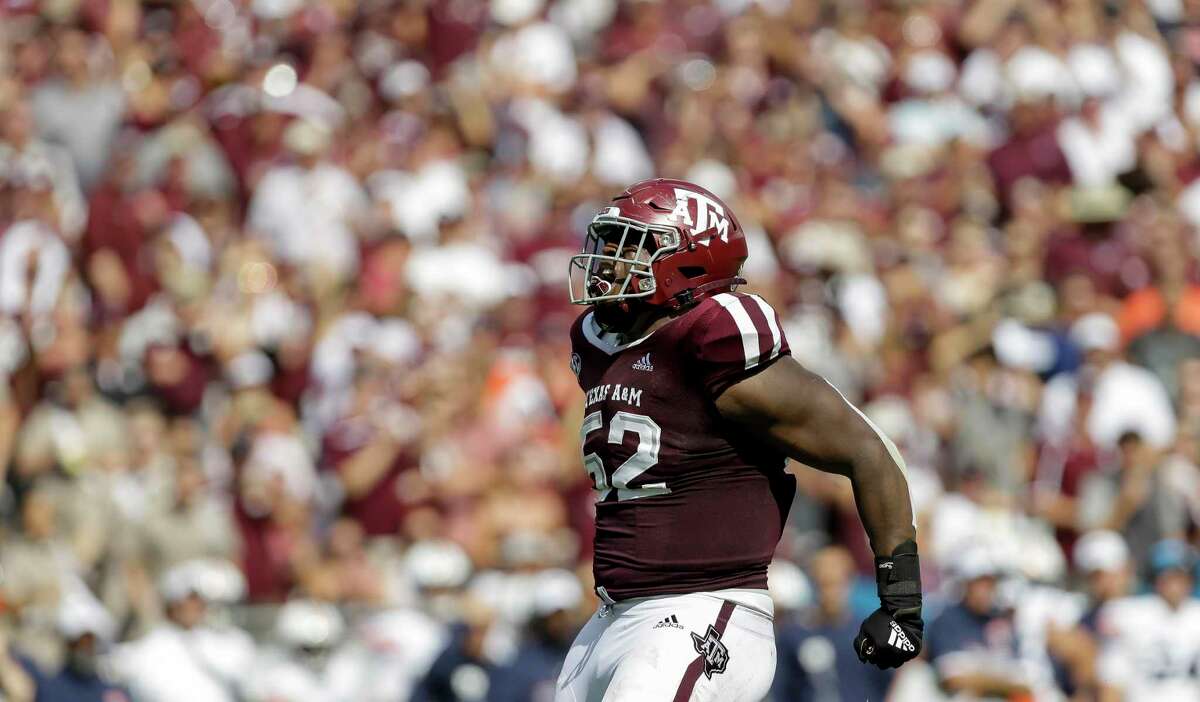 Ravens select Texas A&M defensive tackle Justin Madubuike in the