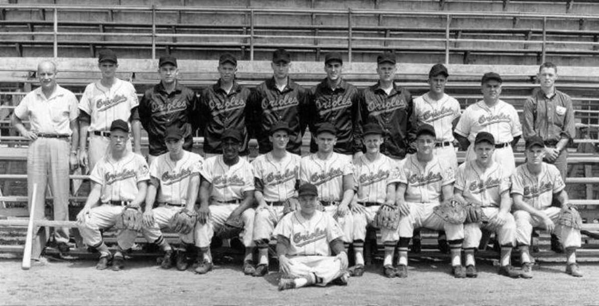 A team photo from Steve Dalkowski’s first minor league stop right out of high school in 1957 in Kingsport, Tenn.
