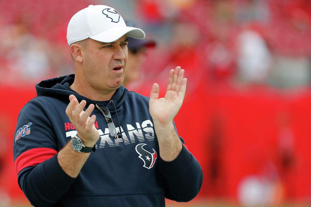Texans coach Bill O’Brien estimates he washes his hands 50 times a day as he tries to follow COVID-19 protocols.