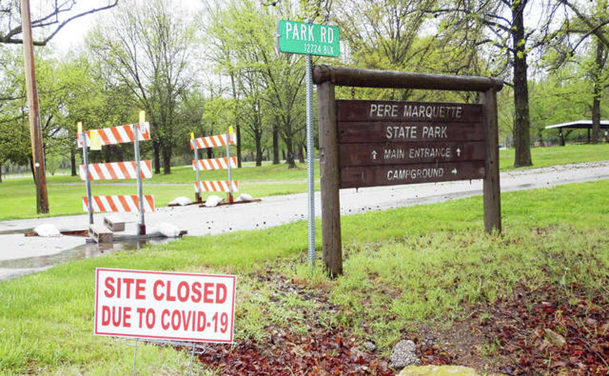 Pere Marquette State Park, a huge perennial tourism draw, has been closed since pandemic restrictions have been put in place.