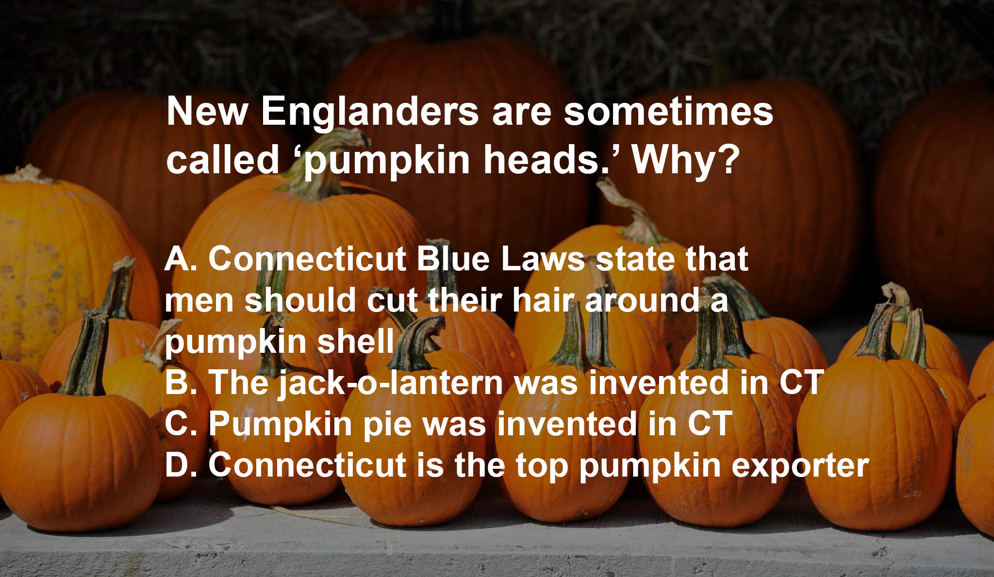 CT fun facts quiz How 'Connecticut' are you?