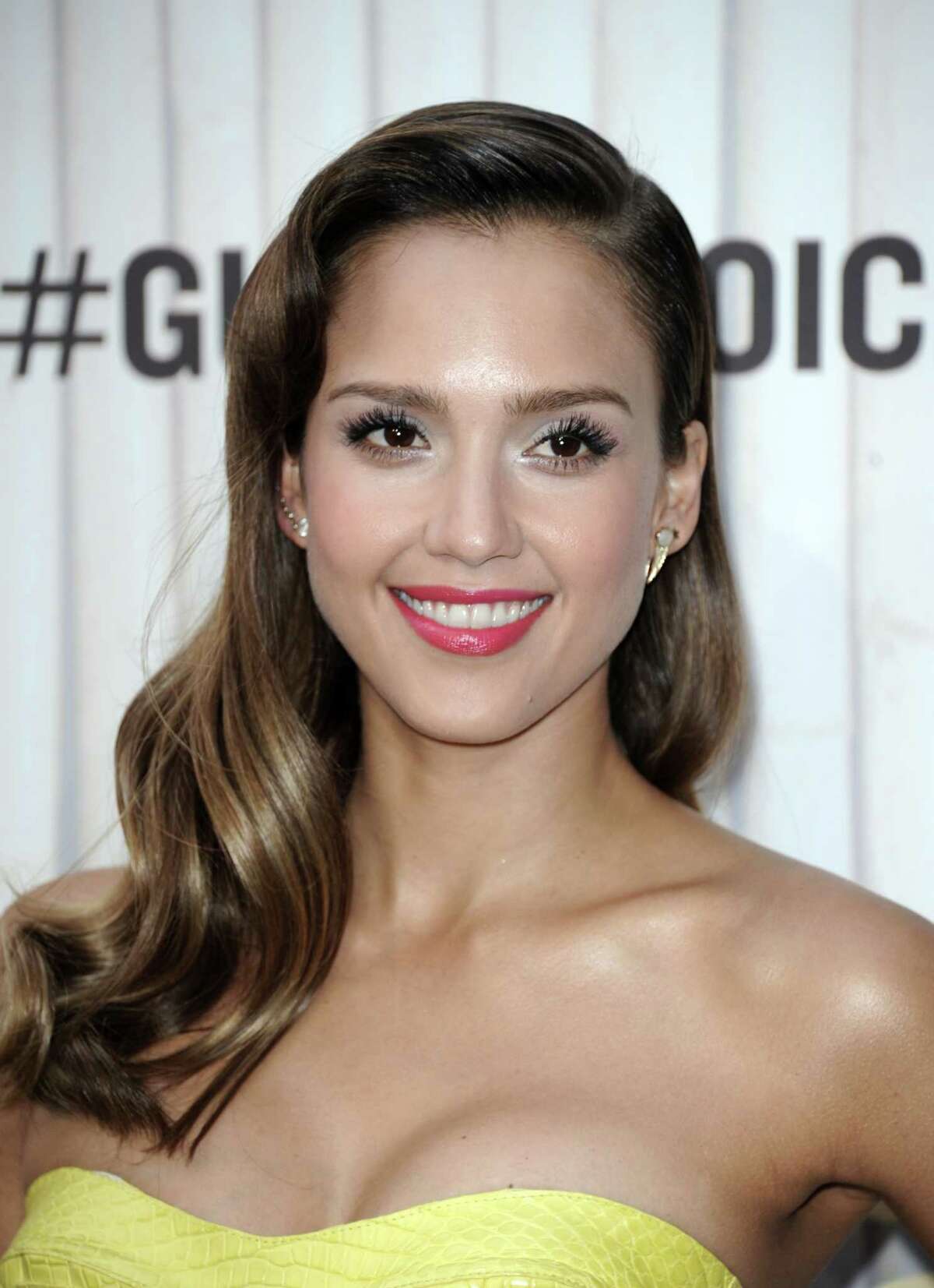 Jessica Alba arrives at Spike TV's Guys Choice Awards at Sony Pictures Studios on Saturday, June 8, 2013, in Culver City, Calif. (Photo by Richard Shotwell/Invision/AP)