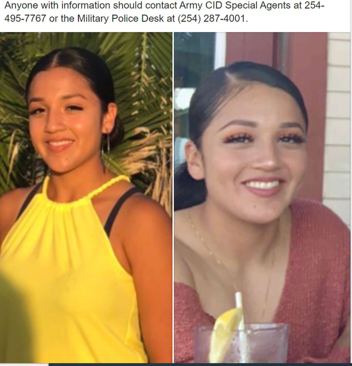 Texas Official Army Suspects Foul Play In Disappearance Of Pfc Vanessa Guillen 2309