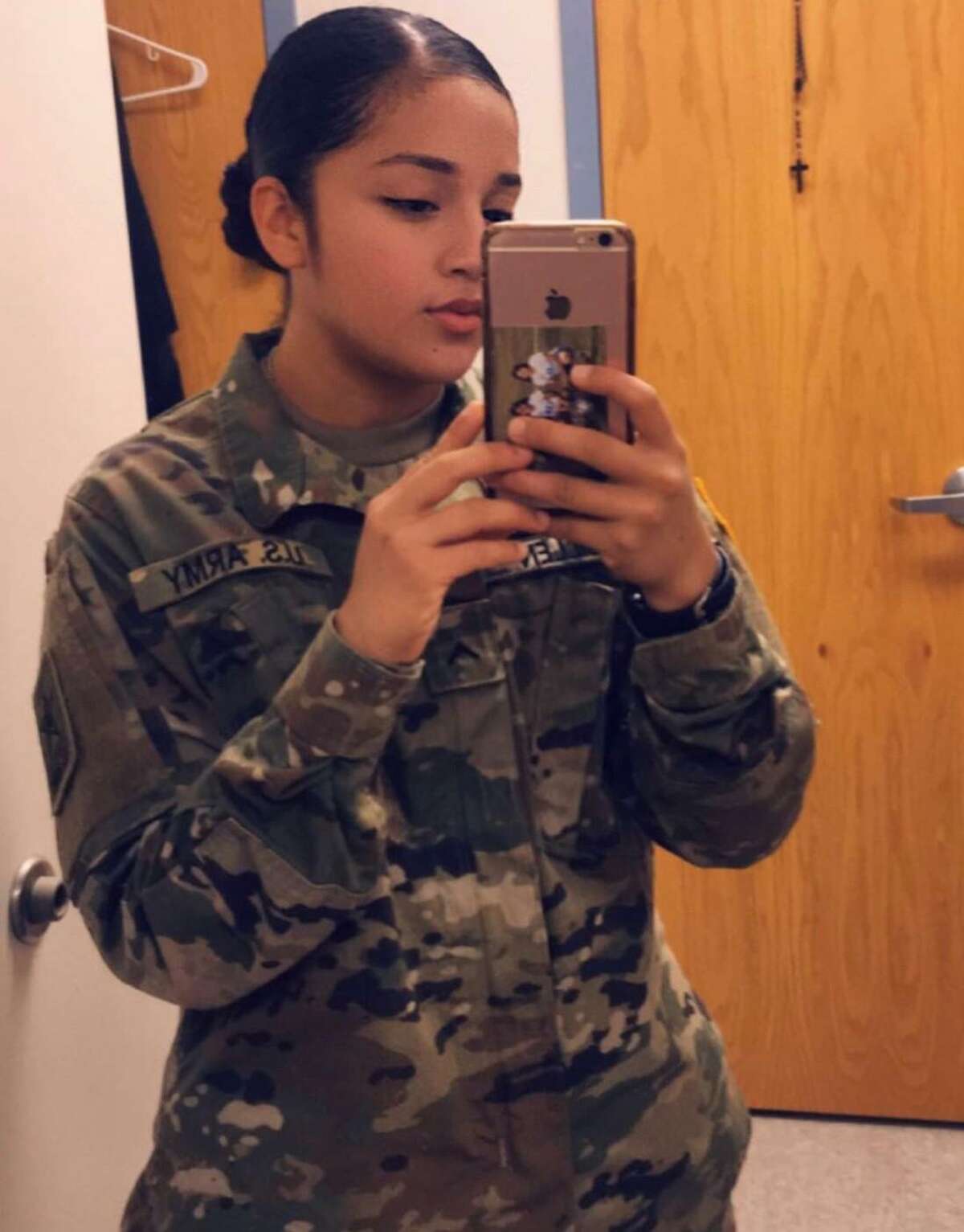 Family photo of Spc. Vanessa Guillen, who was last seen on April 22, 2020, in a parking lot at the Fort Hood Army base in Killeen, Texas.