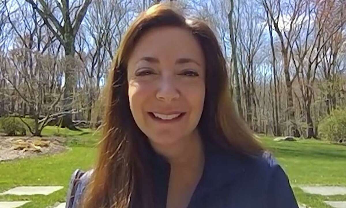 A screenshot of the video posted by Weston Today shows Gayle Weinstein during her interview with Ted Craft.