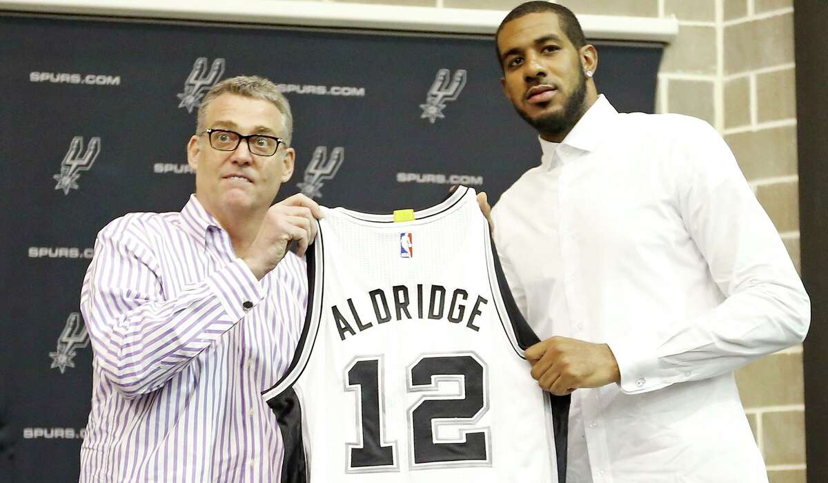 9. Spurs sign LaMarcus Aldridge Despite their status as a perennial winner, the Spurs have never been a prime free agent destination. That all changed in 2015, when the biggest name on the market chose San Antonio. READ MORE: The LaMarcus Aldridge signing