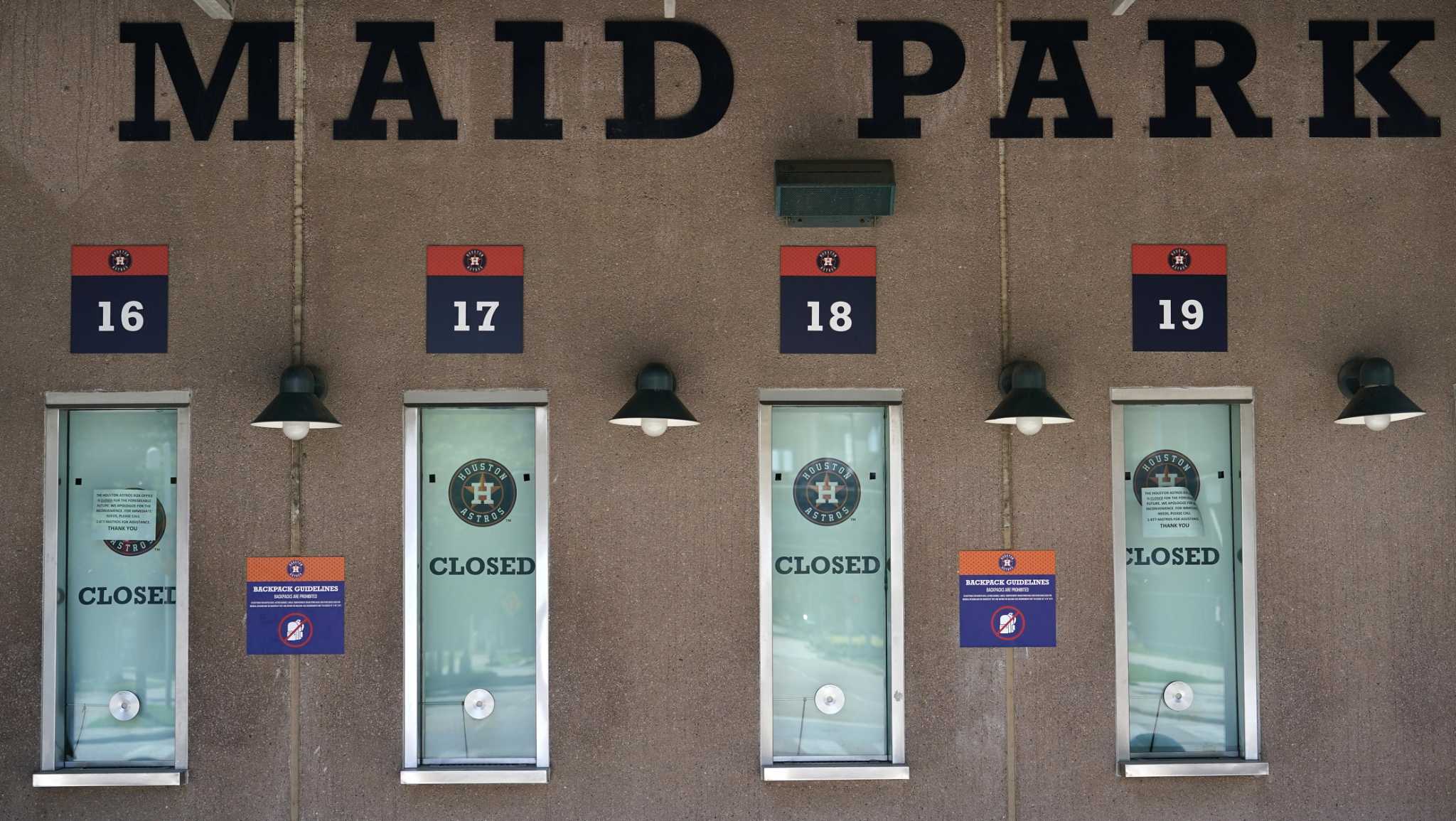 Astros rolling 2020 season tickets over to 2021