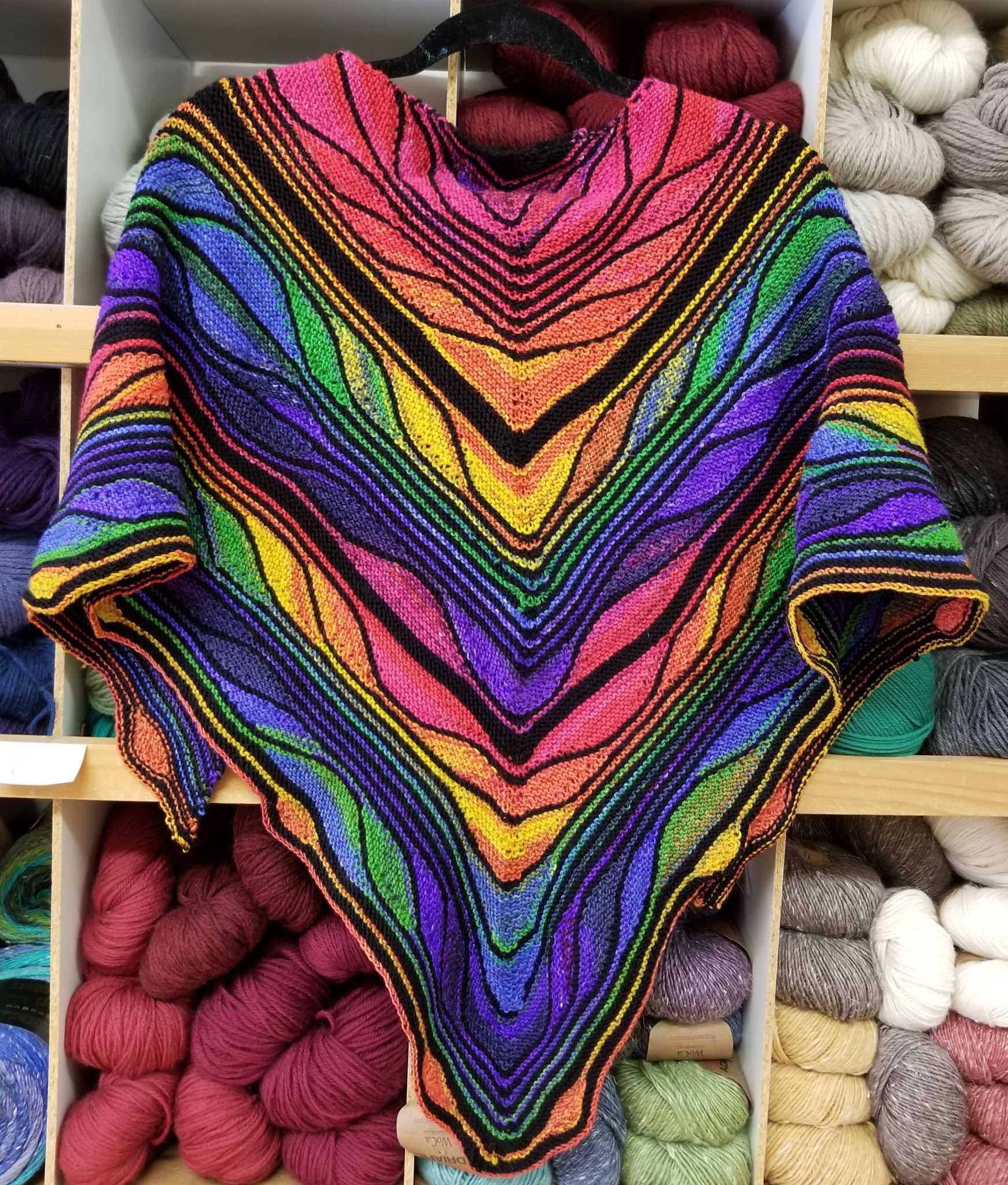 Butterfly Papillon Shawl Knit Kit – Rapunzel's Boutique Frankenmuth