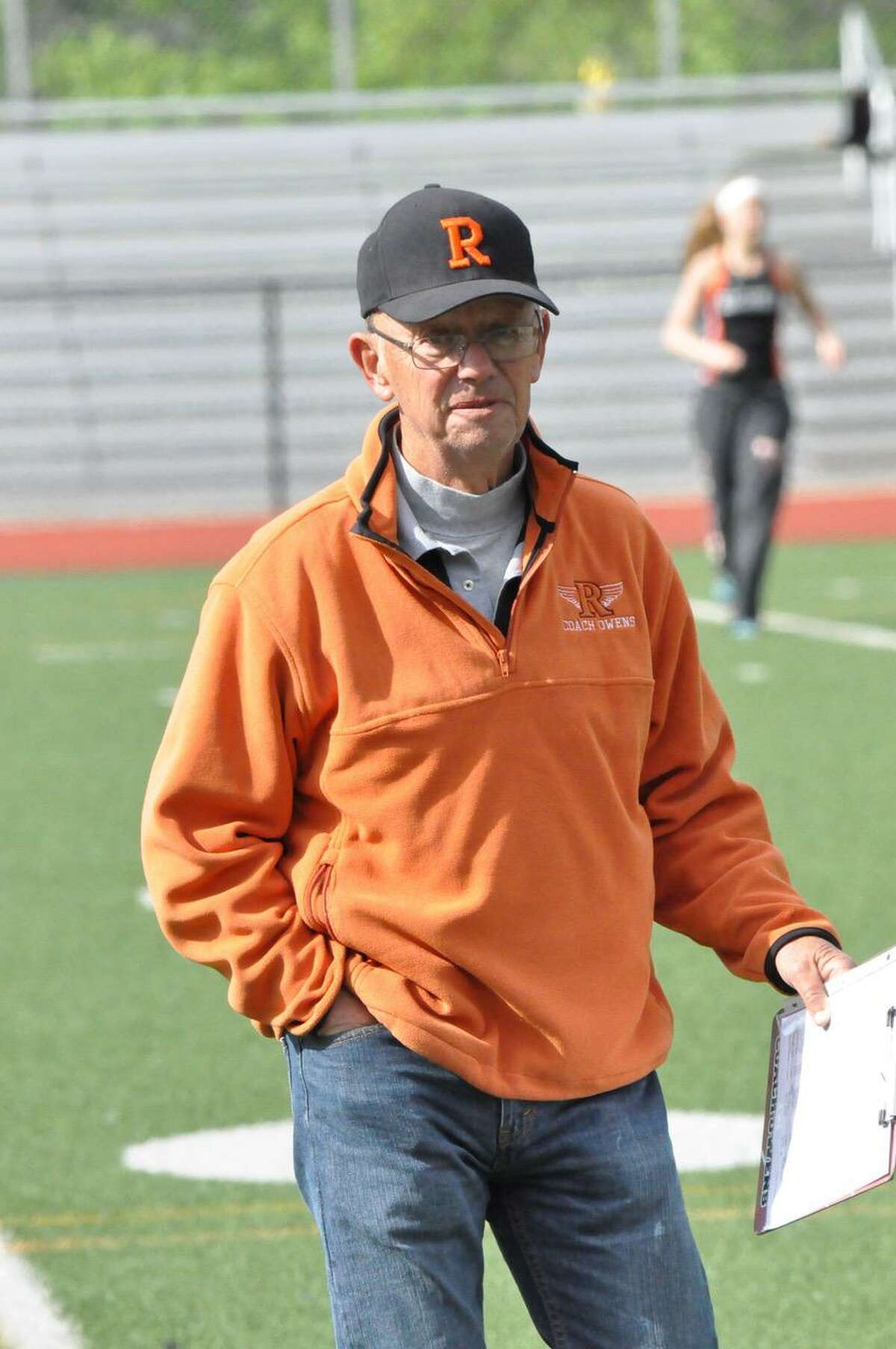 A virtual run-a-thon this Saturday will honor the memory of Bill Owens, a longtime assistant coach for the Ridgefield High girls cross country and track teams. Funds raised from the event will go to healthcare workers at local hospitals.