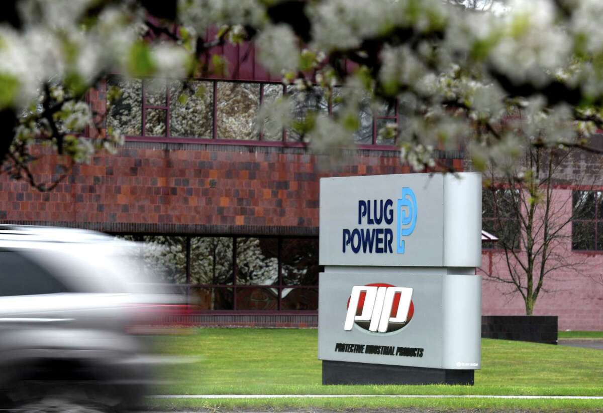 Exterior of Plug Power on Thursday, April 30, 2020, in Colonie, N.Y. (Will Waldron/Times Union)