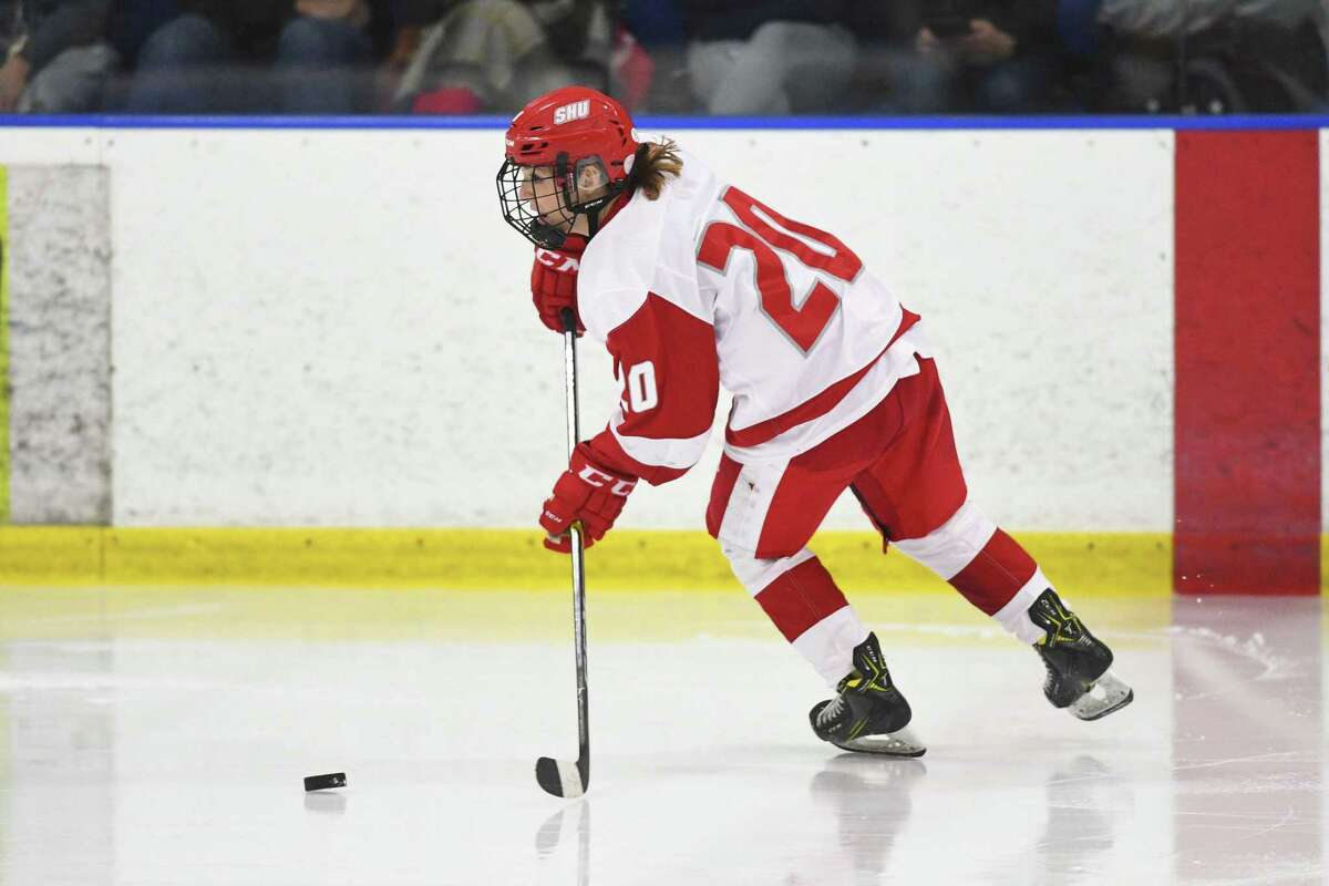 Sacred Heart's Maddie Bishop selected by Connecticut Whale in fifth round of NWHL Draft.