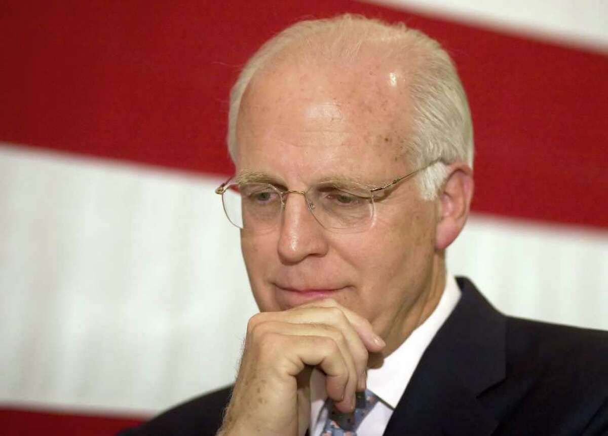 Former U.S. Rep. Christopher Shays, R-Conn., shown here in 2009, said Friday that all-time pitching great Roger Clemens, who was indicted by a grand jury Thursday on multiple counts, including perjury, is getting what he deserves. Shays was a member of the House Government Reform Committee that heard testimony from Clemens about his alleged steroid abuse in Feburary 2008.