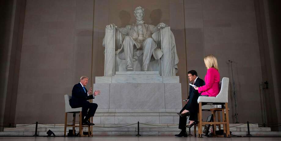 Trump Invokes Lincoln To Explain His Demeanor At Coronavirus
