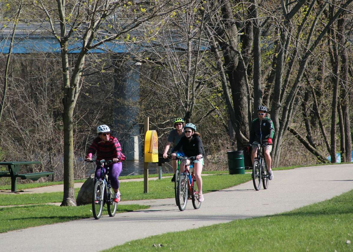 Residents in the Big Rapids area spent an afternoon soaking in the sun and enjoying the great outdoors at Hemlock Park.