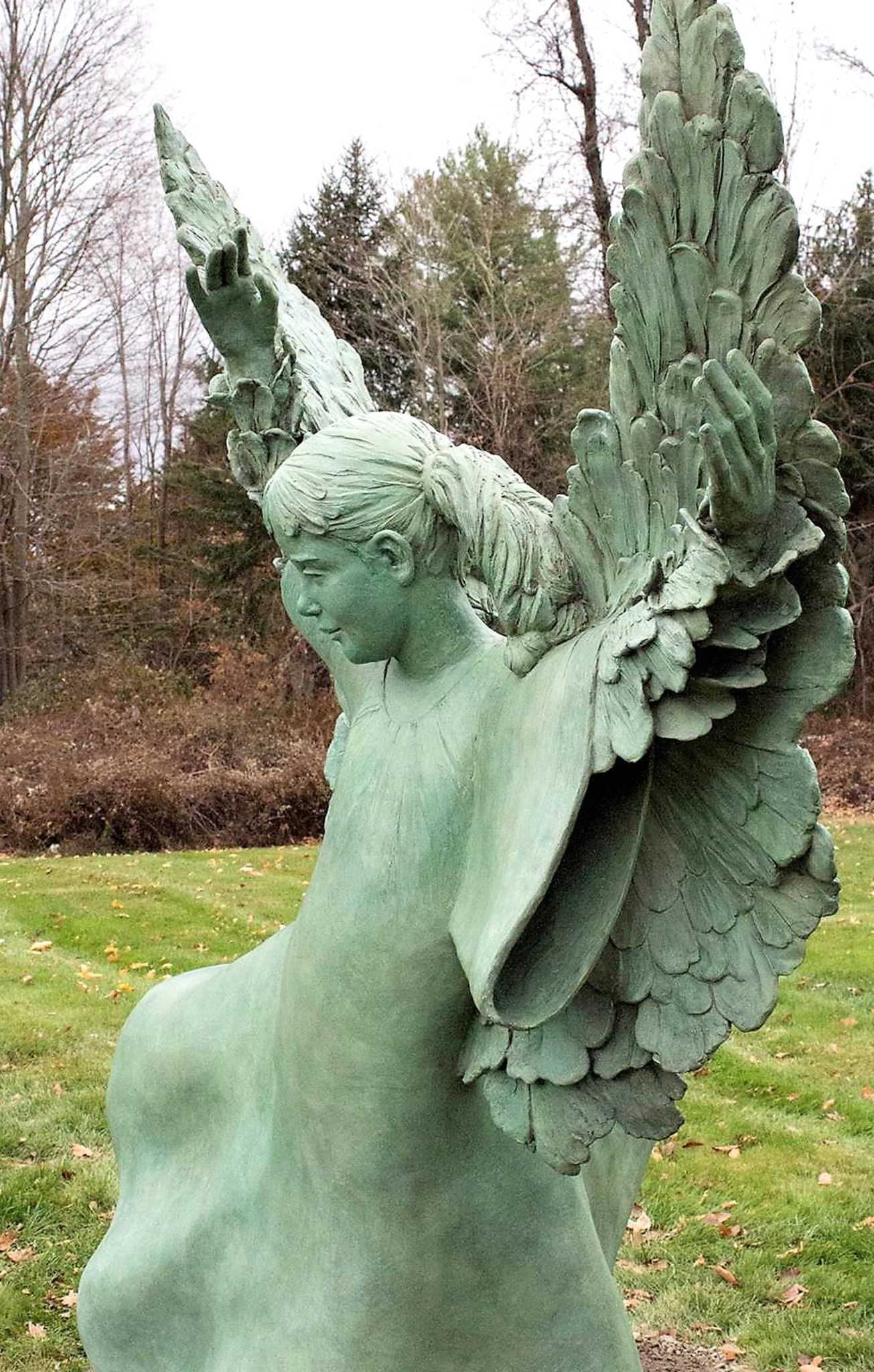 In Roxbury Bronze Sculptor Inspired By Fluidity Of Ballet