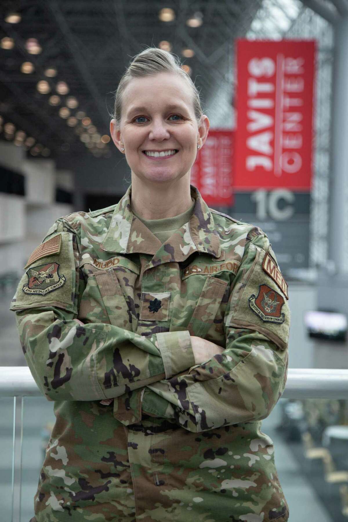 Fort Bend County resident and Air Force Lt. Col. Angella Mudd is currently in New York City helping to fight the COVID-19 pandemic.