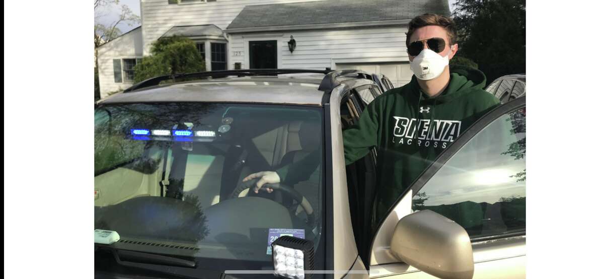 Siena lacrosse player Dan Maloney said he's seen life-changing events as an EMT. He also delivered a baby. (Courtesy photo)