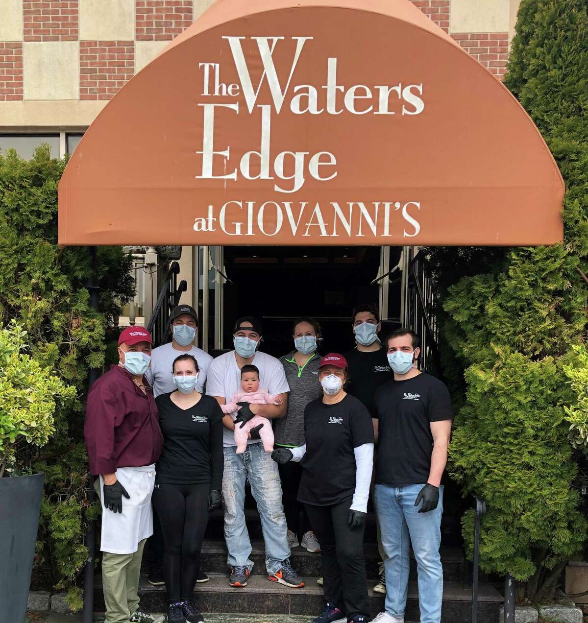 The Waters Edge at Giovanni's in Darien has been donating meals to essential workers during the pandemic.