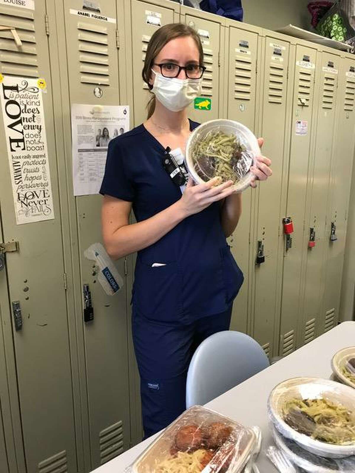 Nicole J. Straight of Westport, founder of Food For the Front Lines, has led a Go Fund Me campaign that's already provided nearly 13,000 meals to front-line workers.