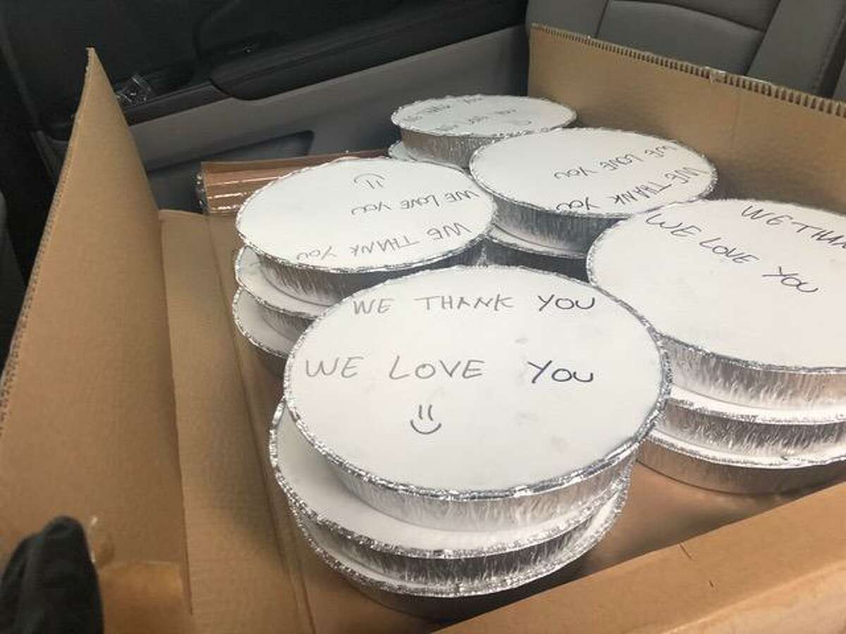 Nicole J. Straight of Westport, founder of Food For the Front Lines, has led a Go Fund Me campaign that's already provided nearly 13,000 meals to front-line workers.