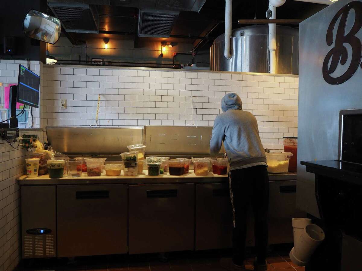 Brewport in Bridgeport said it retrained its staff to prepare food with masks and is changing up the seating area to provide more distance between customers.